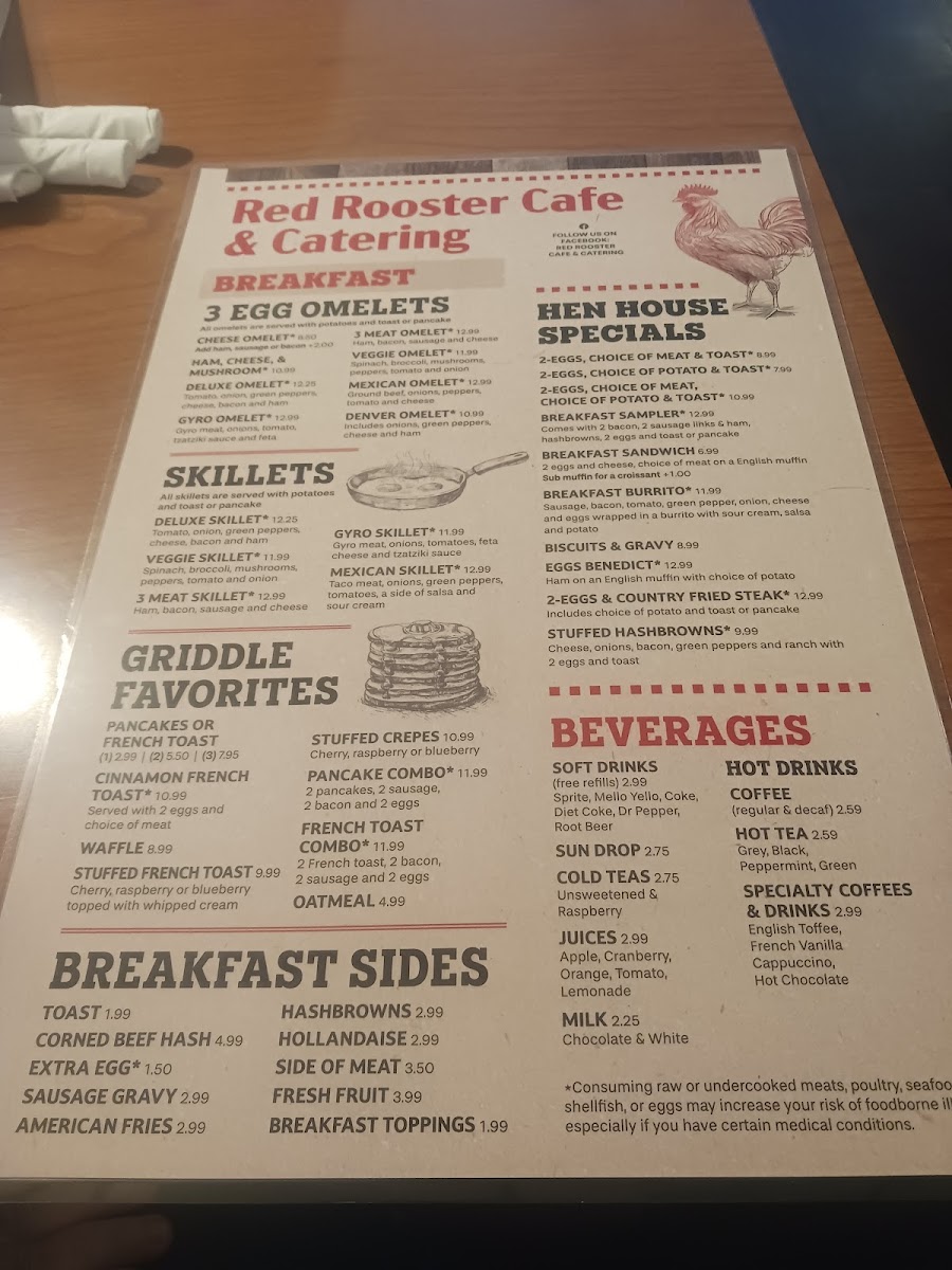 Red Rooster Cafe Menu - Image 3