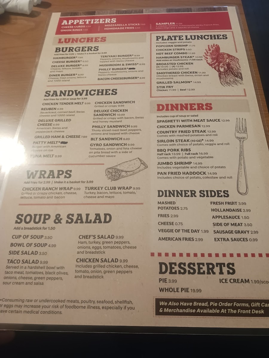 Red Rooster Cafe Menu - Image 4